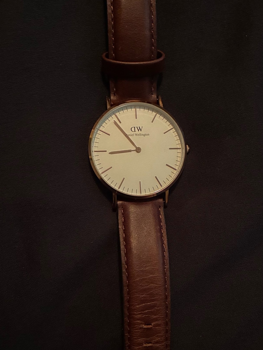 Daniel Wellington Brown Leather Strap Women’s